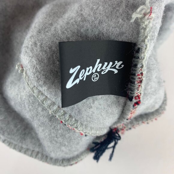 Arizona Wildcats NCAA Navy Blue Red Zephyr Pom Knit Beanie - Picture 3 of 4